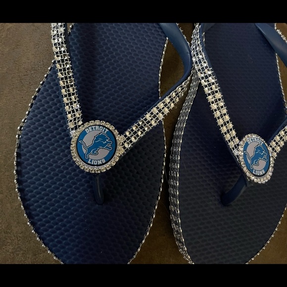 Detroit lions flip flops - Picture 1 of 1